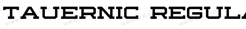 TauernIC Regular字体转换